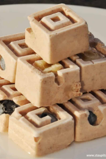 Low Carb Blaubeer-Schoko FroYo Bites