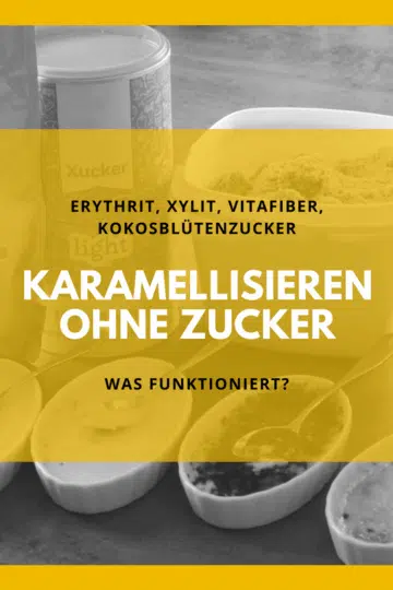 Karamellisieren ohne Zucker? Lassen sich Erythrit, Xylit, Vitafiber Pulver oder Kokosblütenzucker karamellisieren? In diesem Low Carb Produkttest zeige ich dir was funktioniert.