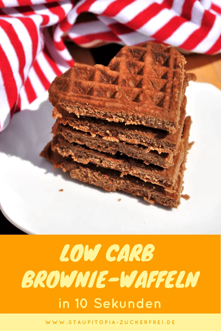 Low Carb Brownie Waffeln