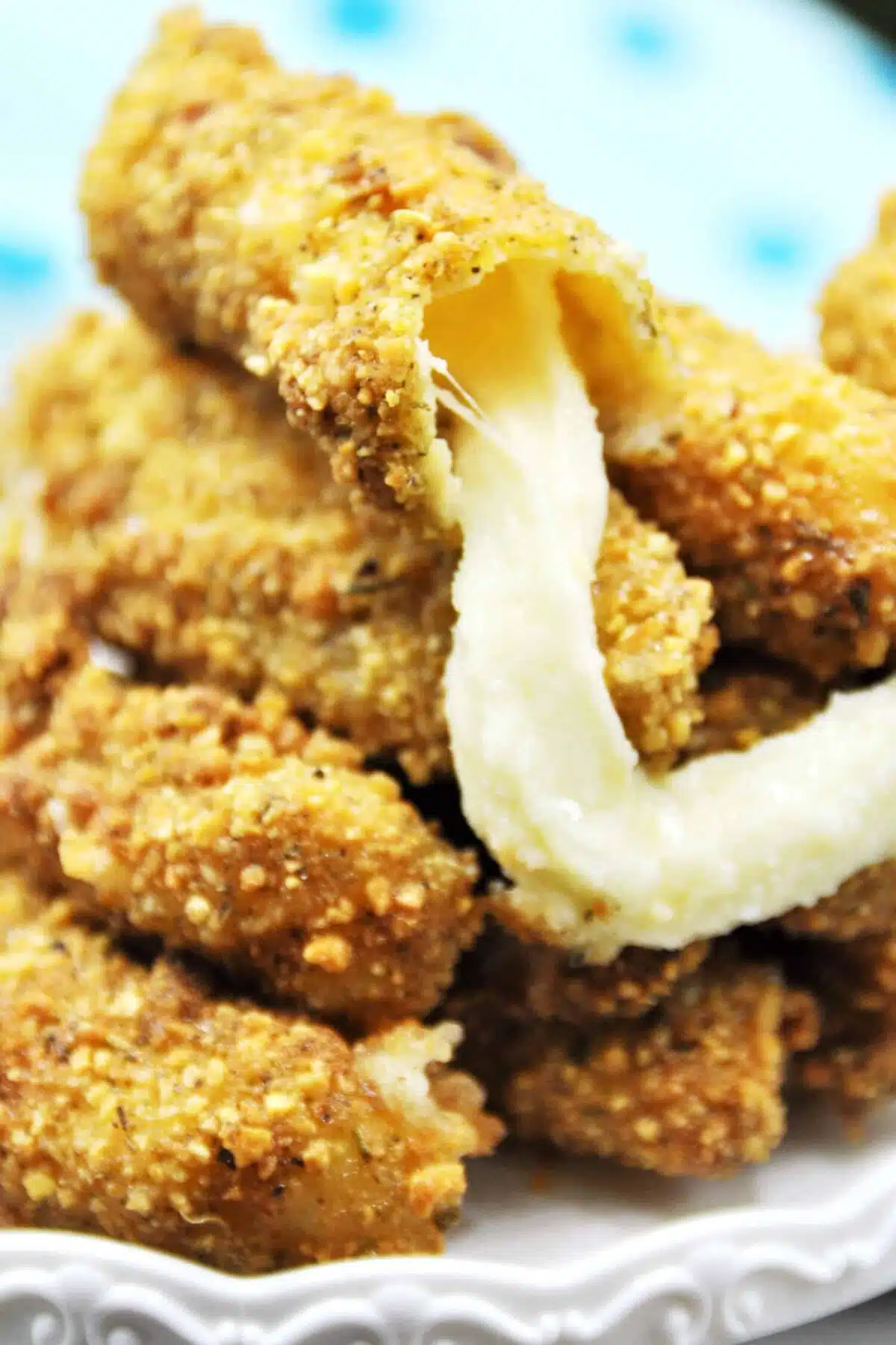 Knusprige Low Carb Mozzarella Sticks Rezept