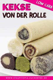 Low Carb Kekse Von Der Rolle: 1 Teig - 7 Verschiedene Kekse ...