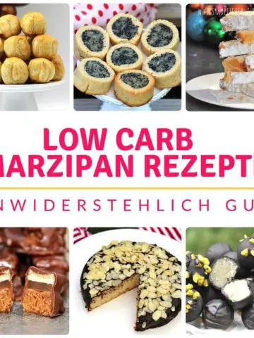 Low Carb Marzipan Rezepte kann es nicht genug geben. Du backst auch gerne mit Marzipan? Diese Low Carb Marzipan Rezepte werden dich begeistern