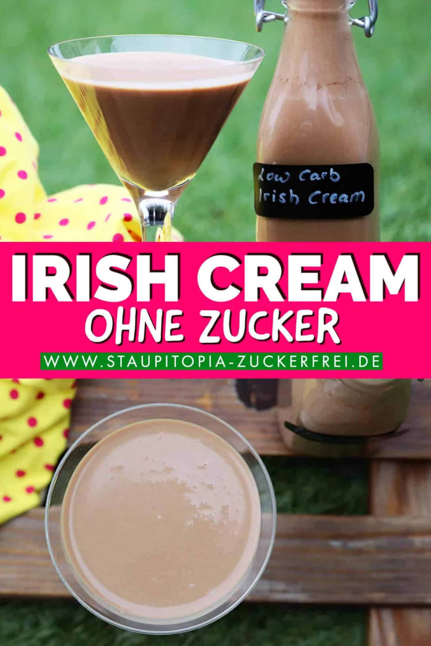 Low Carb Irish Cream Likör ohne Zucker und Alkohol | Ohne Zucker Backen und Naschen