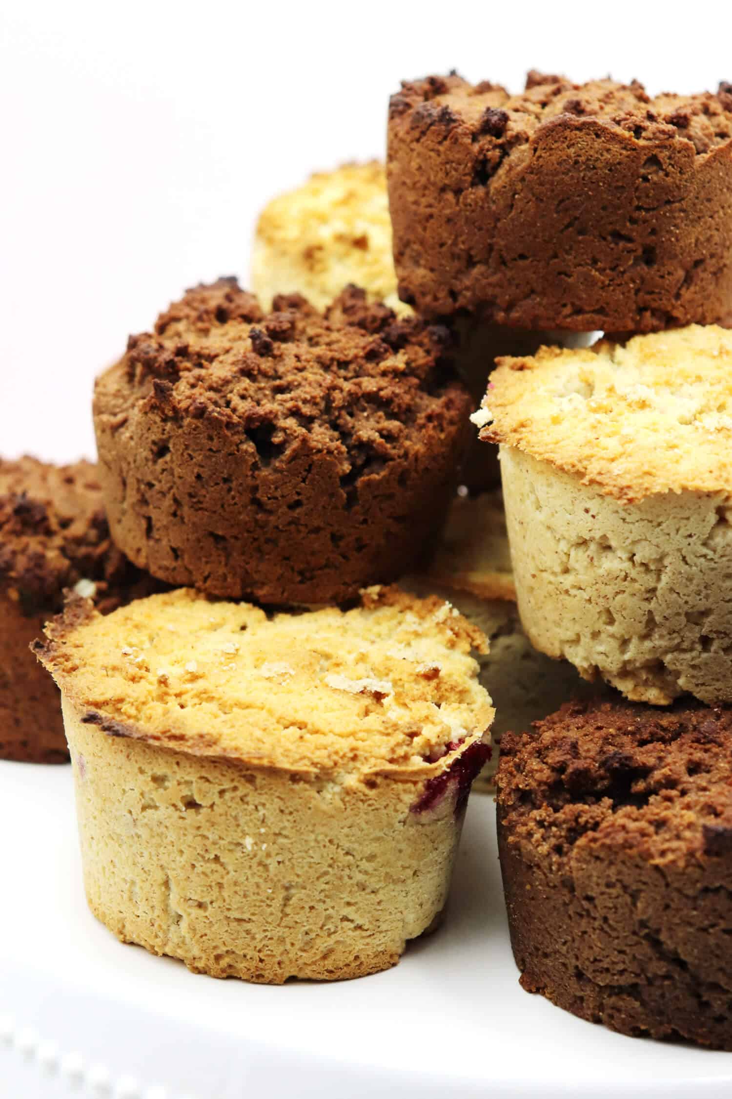 Mandelmuffins ohne Zucker Rezept | Low Carb Backen und Naschen