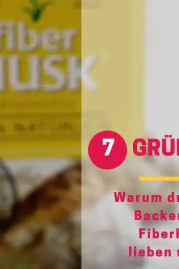 Low Carb Backen mit FiberHUSK Flohsamenschalenpulver und warum du das Backen mit Flohsamenschalen lieben wirst.