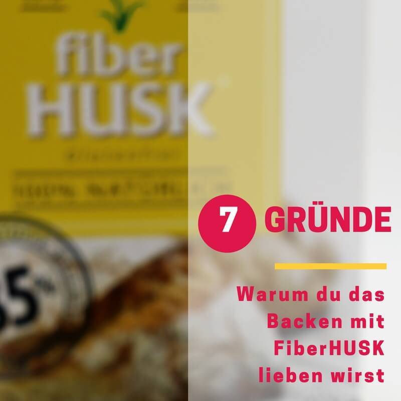 Low Carb Backen mit FiberHUSK Flohsamenschalenpulver und warum du das Backen mit Flohsamenschalen lieben wirst.