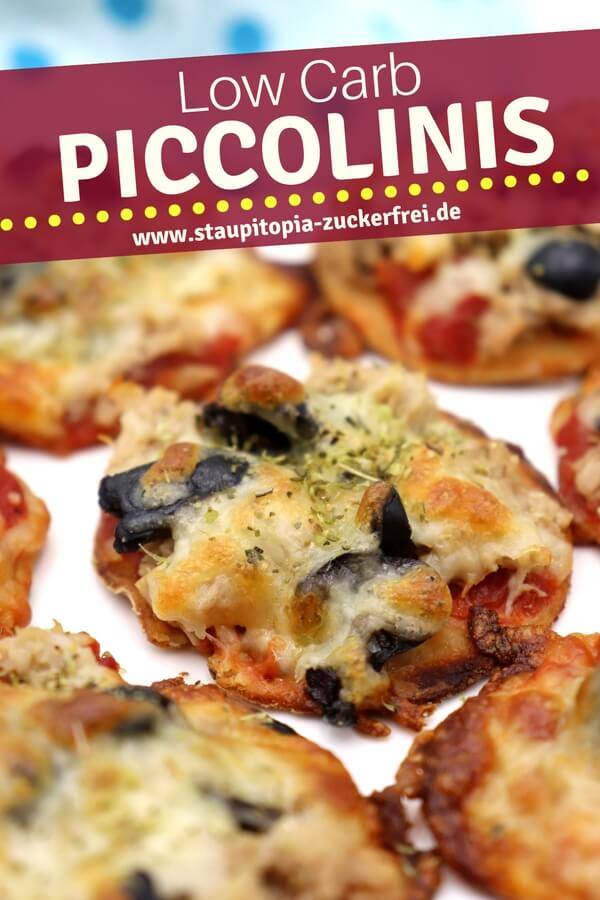 Low Carb Piccolinis Die Mini Pizzen Ohne Kohlenhydrate Staupitopia Zuckerfrei