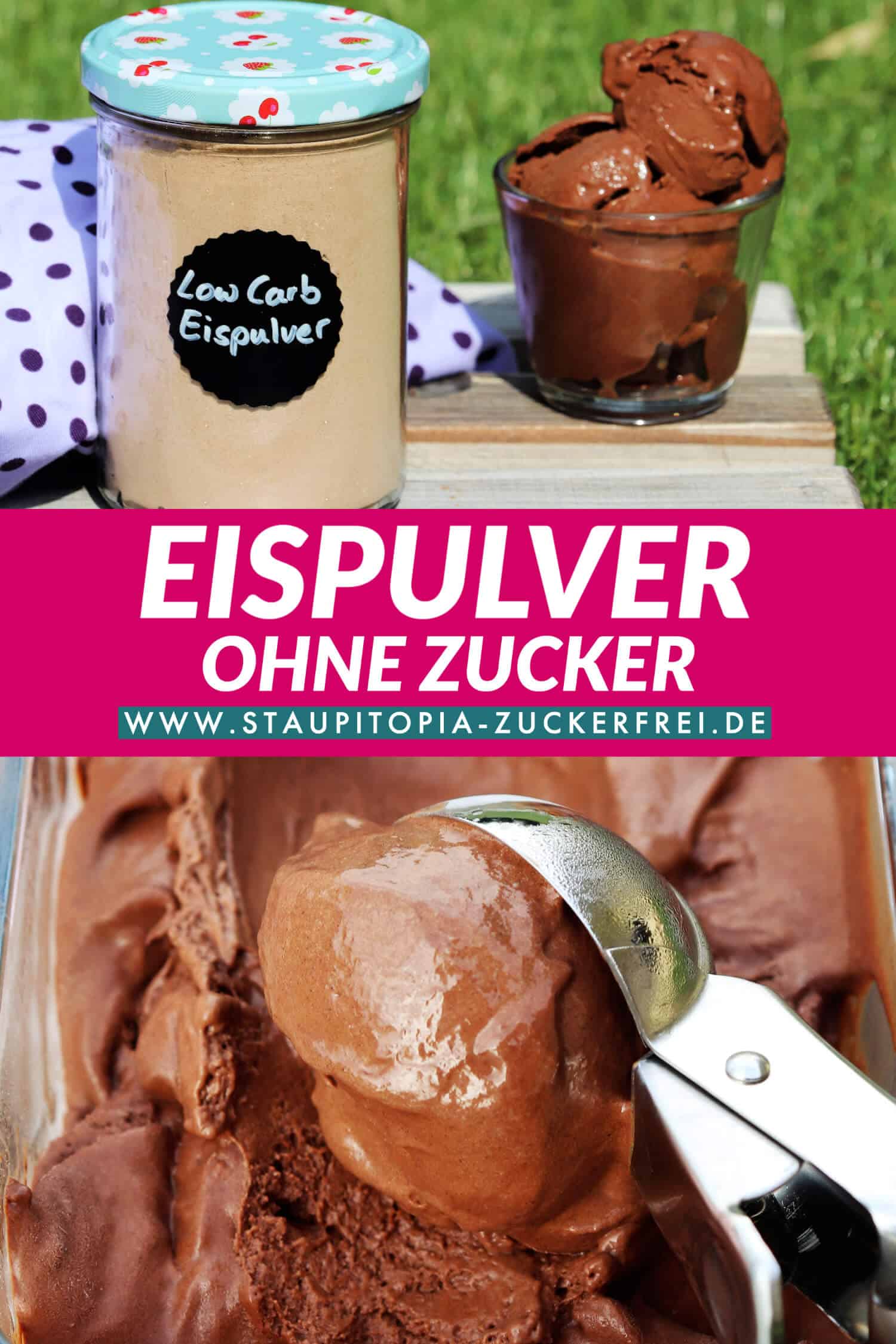 Mit diesem Low Carb Eis-Mix Rezept kannst du ein super schnelles Low Carb Schokoeis ganz einfach selber machen