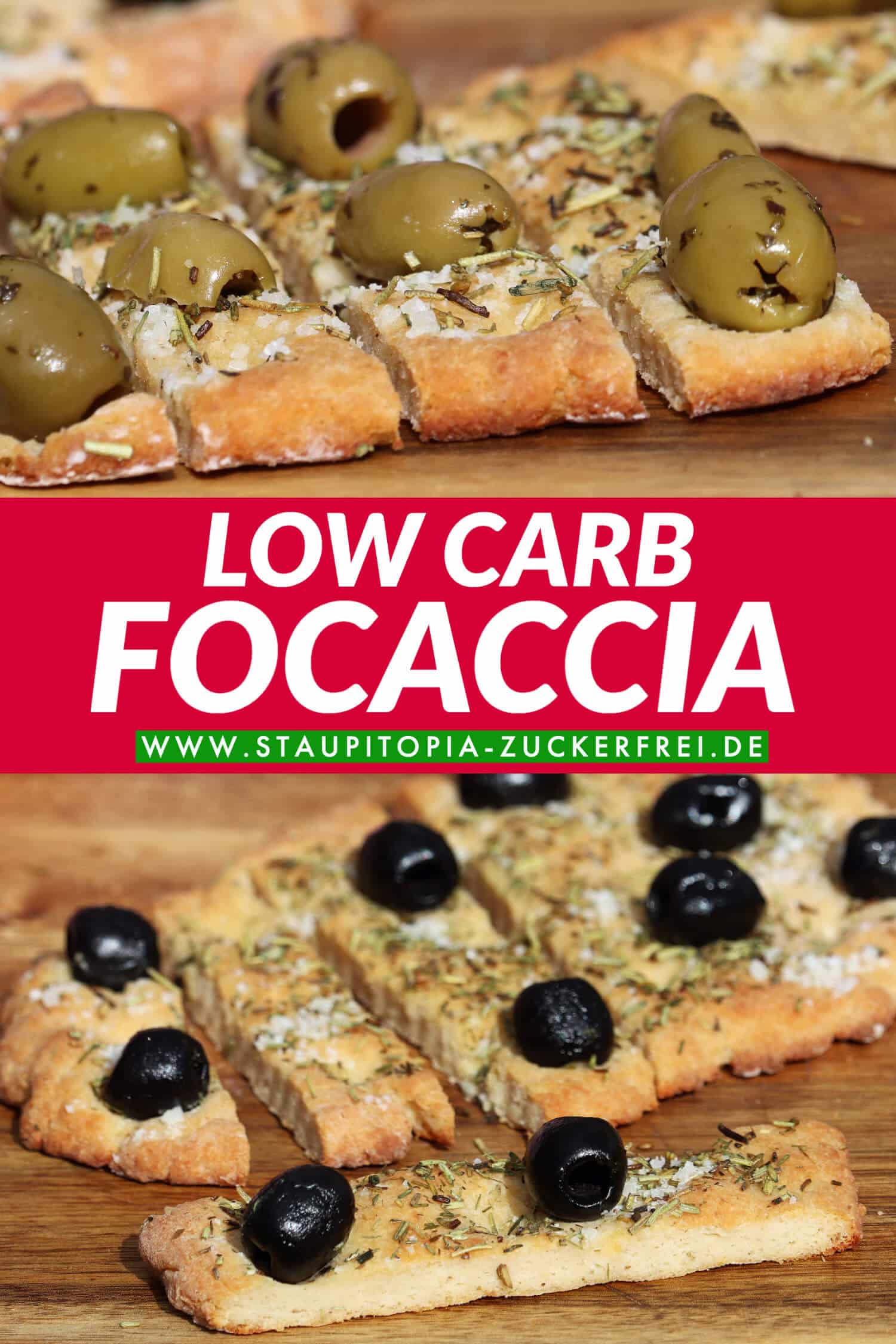 Rezept für Low Carb Focaccia