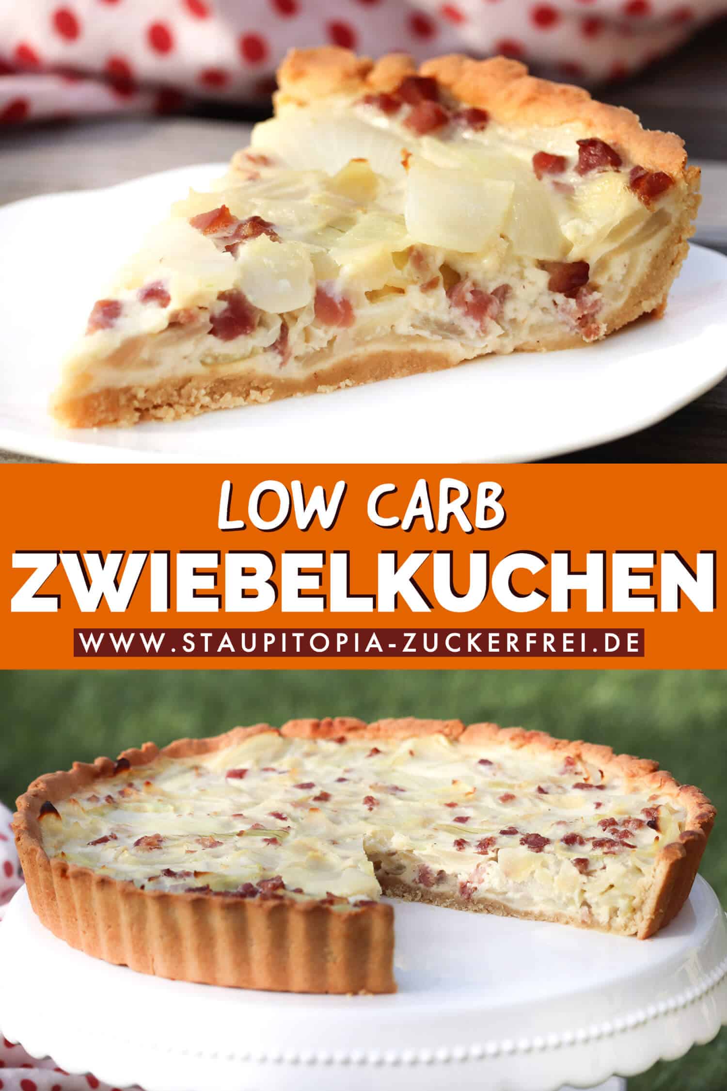 Low Carb Zwiebelkuchen ohne Kohlenhydrate Rezept