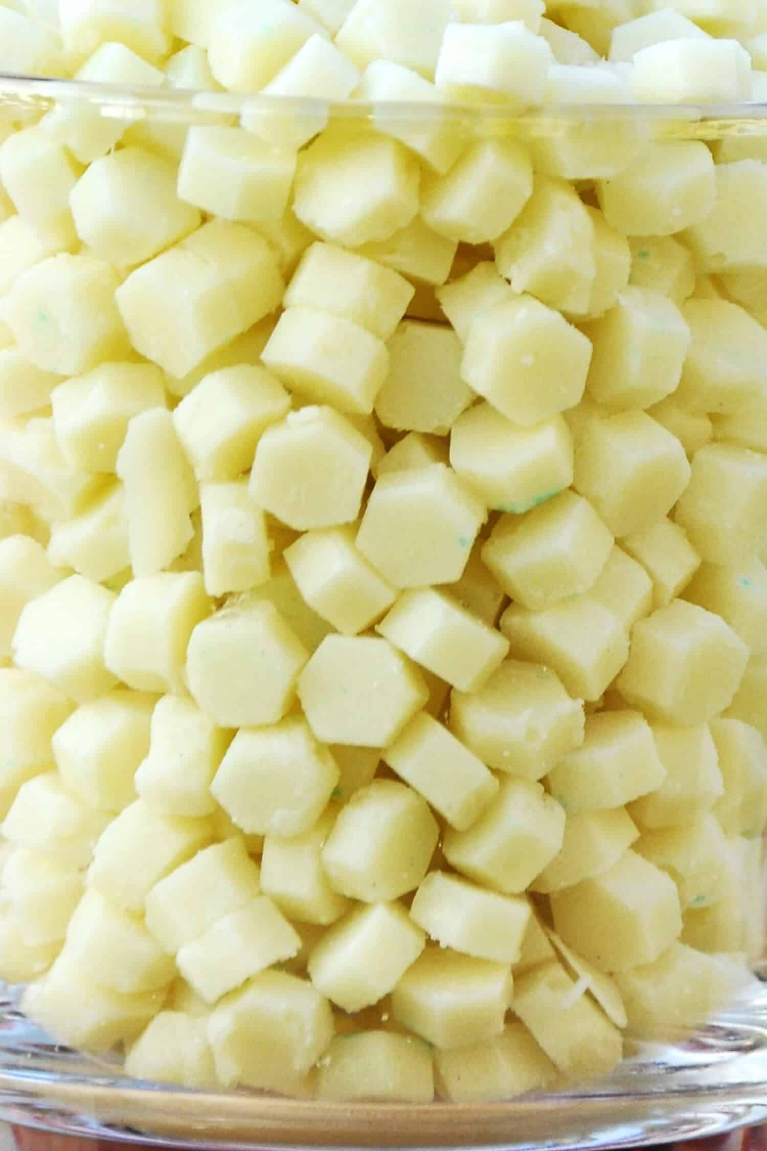 Weiße Low Carb Schokodrops selber machen.