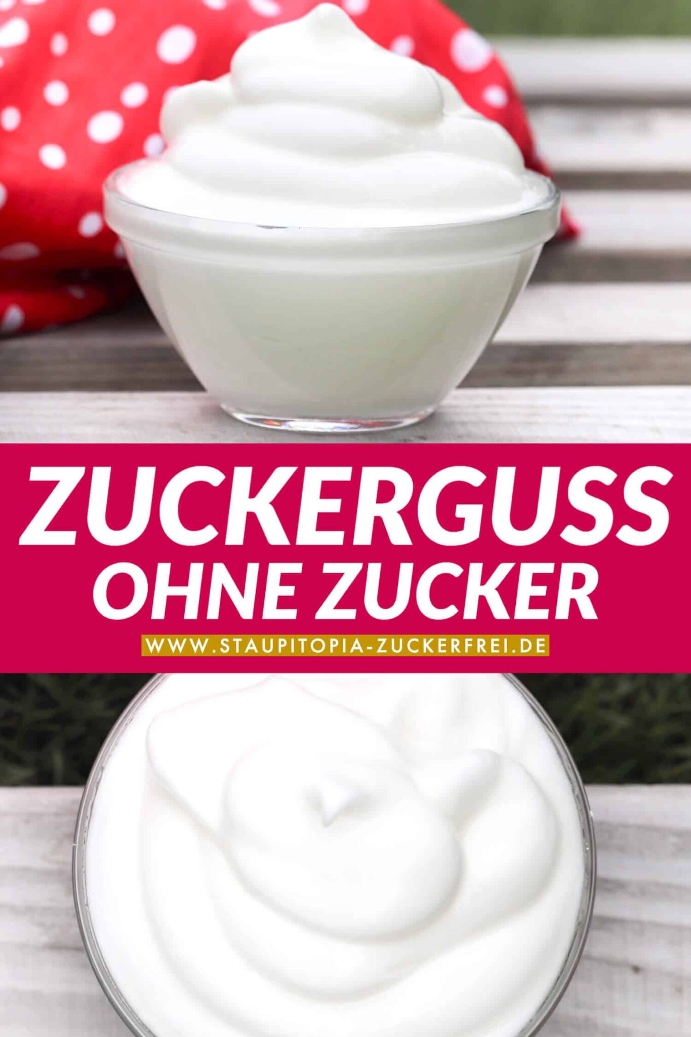 Zuckerguss ohne Zucker mit Erythrit Staupitopia Zuckerfrei