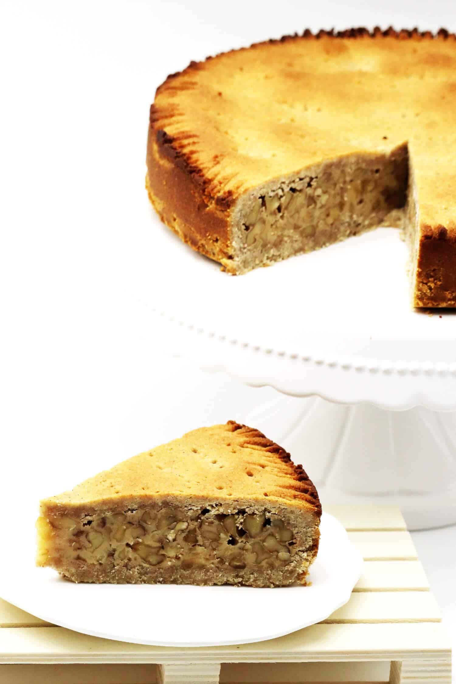 Low Carb Engadiner Nusstorte Rezept ohne Zucker