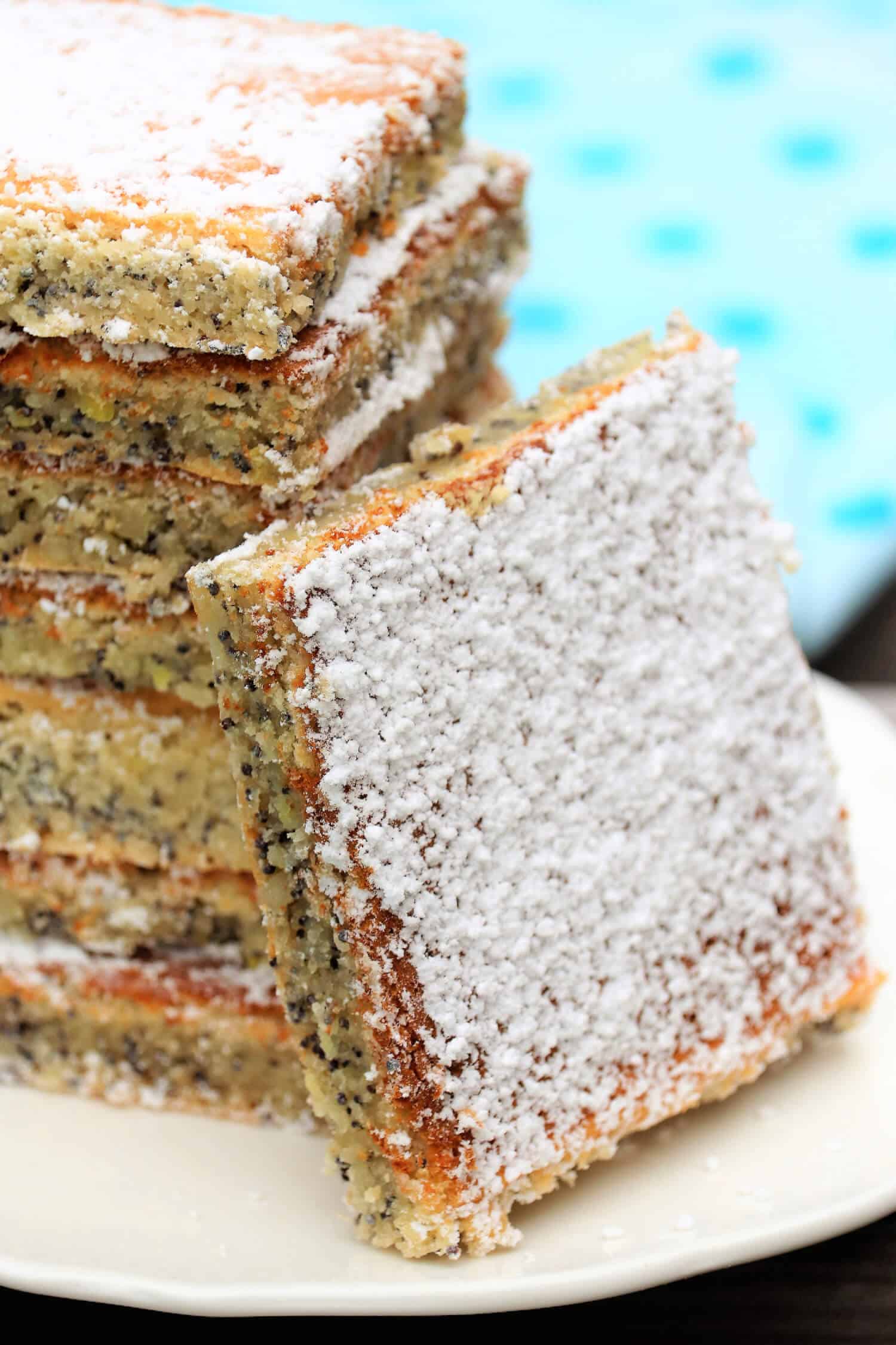 Low Carb Mohnkuchen ohne Mehl Rezept: einfach, schnell und saftig