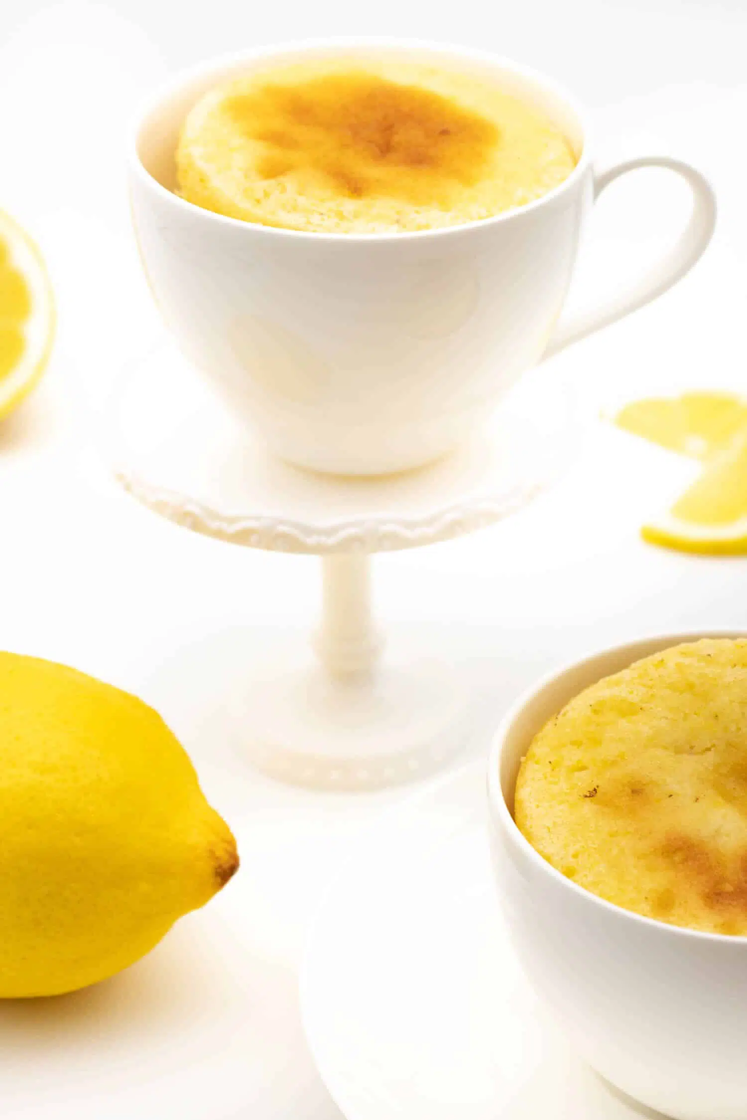 Tassenkuchen Zitrone ohne Zucker selber machen