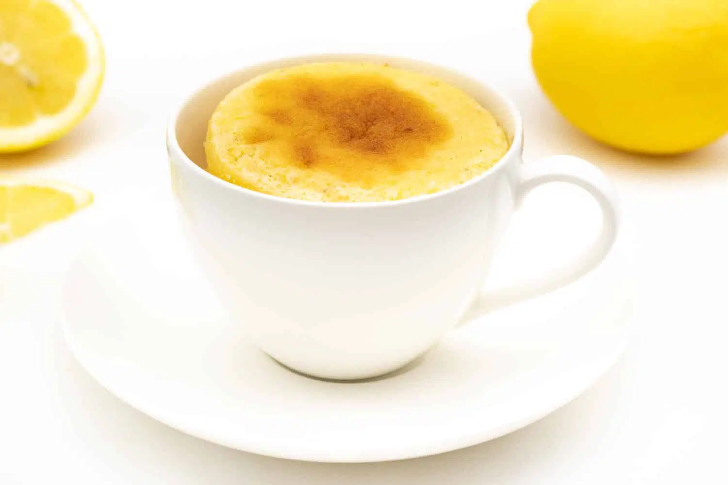 Low Carb Zitronen Tassenkuchen ohne Zucker backen