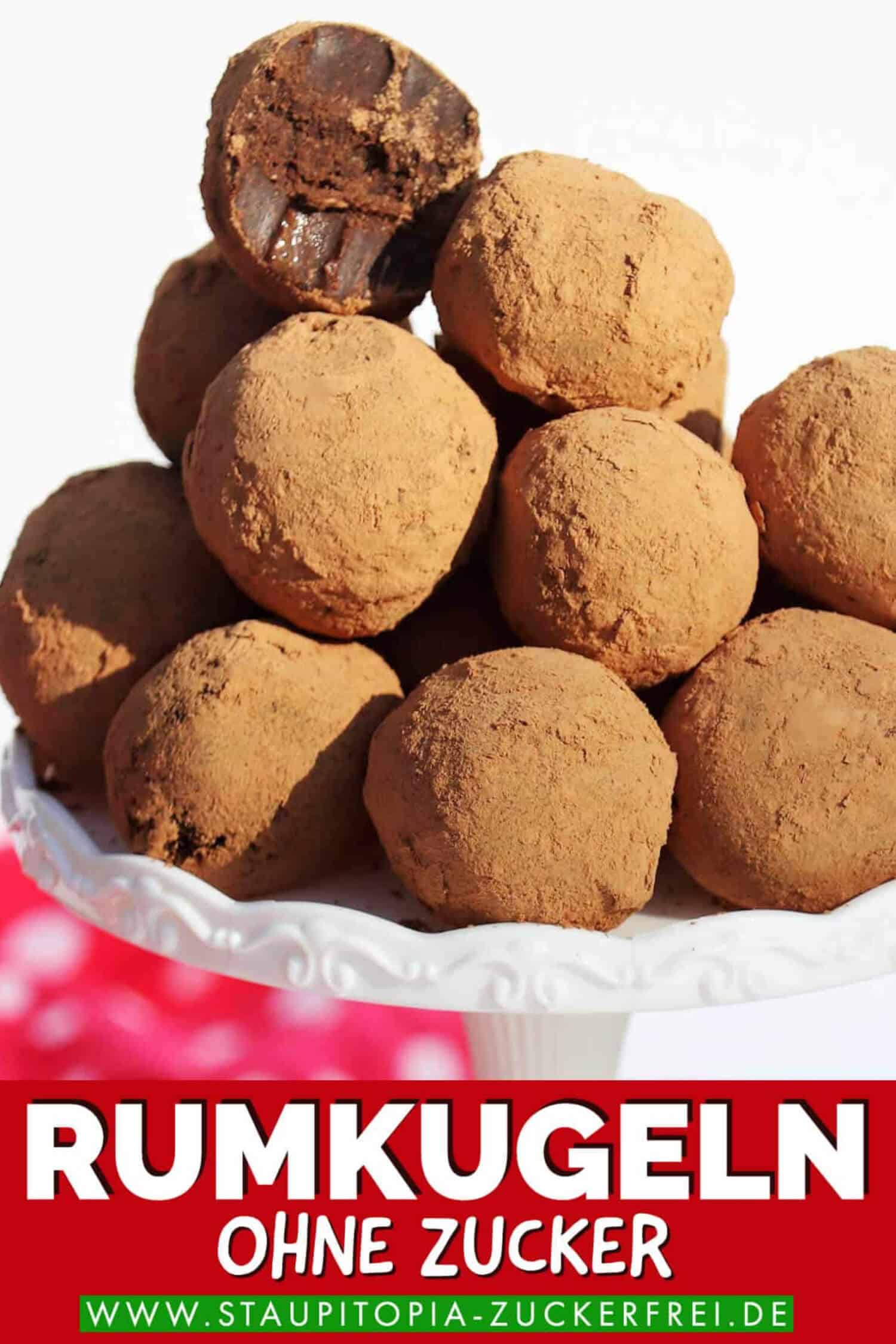 Rumkugeln ohne Zucker selbst machen