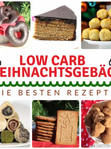 Low Carb Rezepte zum Backen für Weihnachten