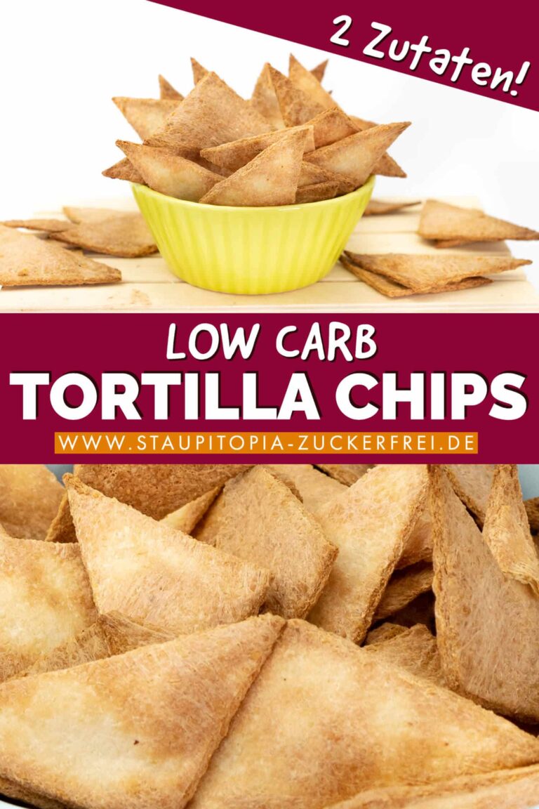 Low Carb Tortilla Chips aus nur 2 Zutaten Staupitopia Zuckerfrei