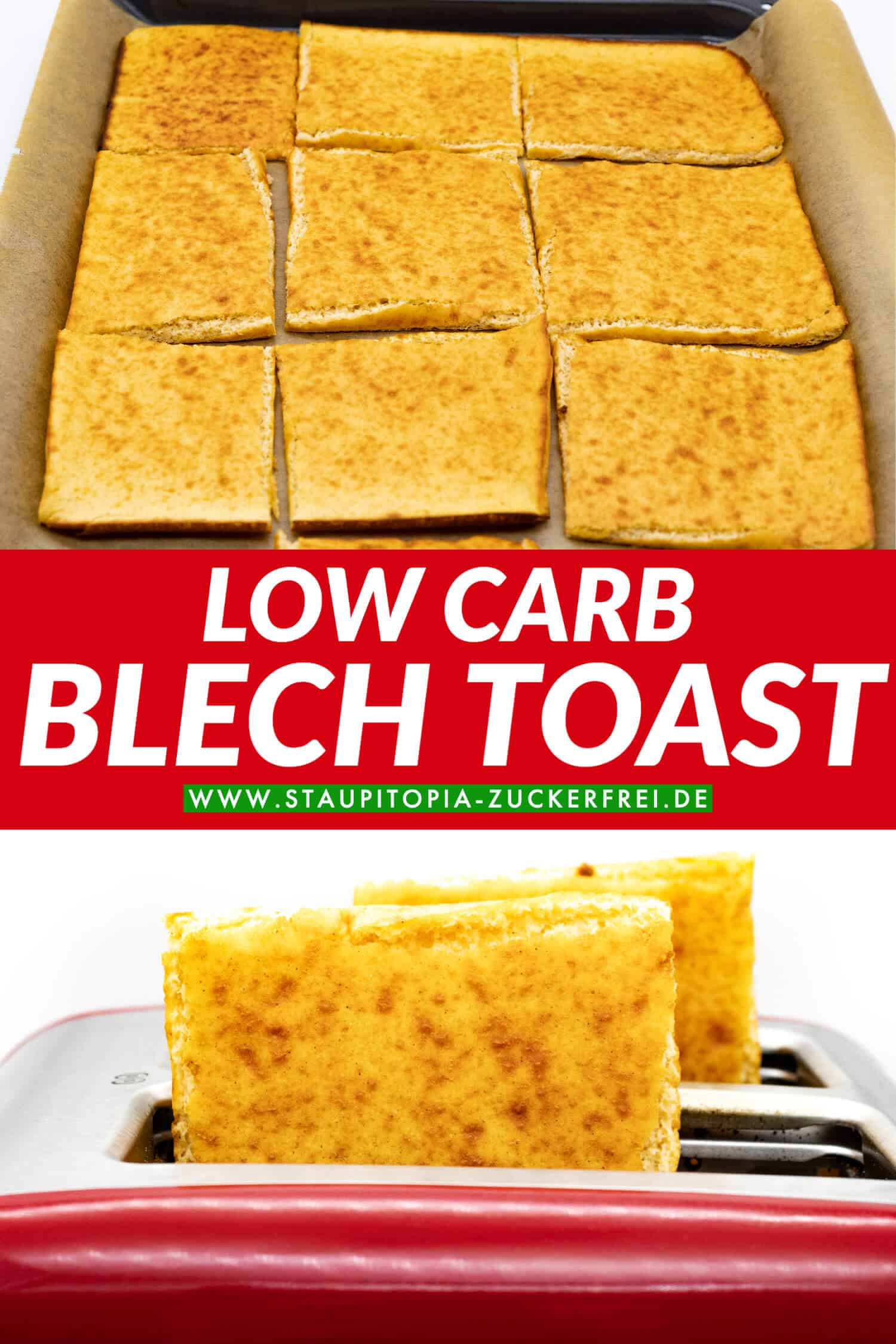Low Carb Toastbrot vom Blech in 5 Minuten
