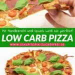 Rezept für eine Low Carb Pizza ohne Kohlenhydrate