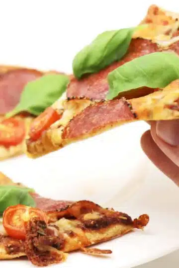 Rezept für eine Low Carb Pizza mit Mandelmehl