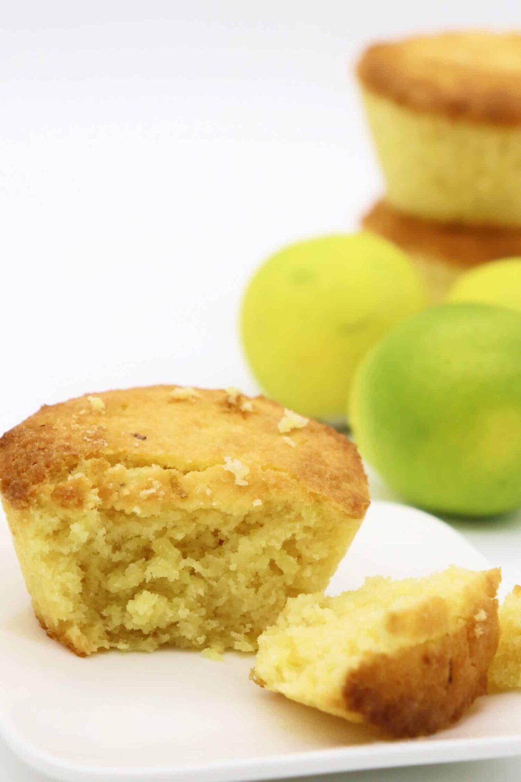 Limetten Muffins ohne Zucker und Mehl - Staupitopia Zuckerfrei