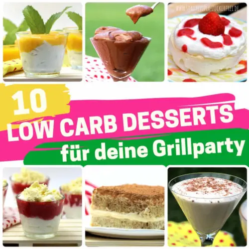 Low Carb Desserts zum Grillen