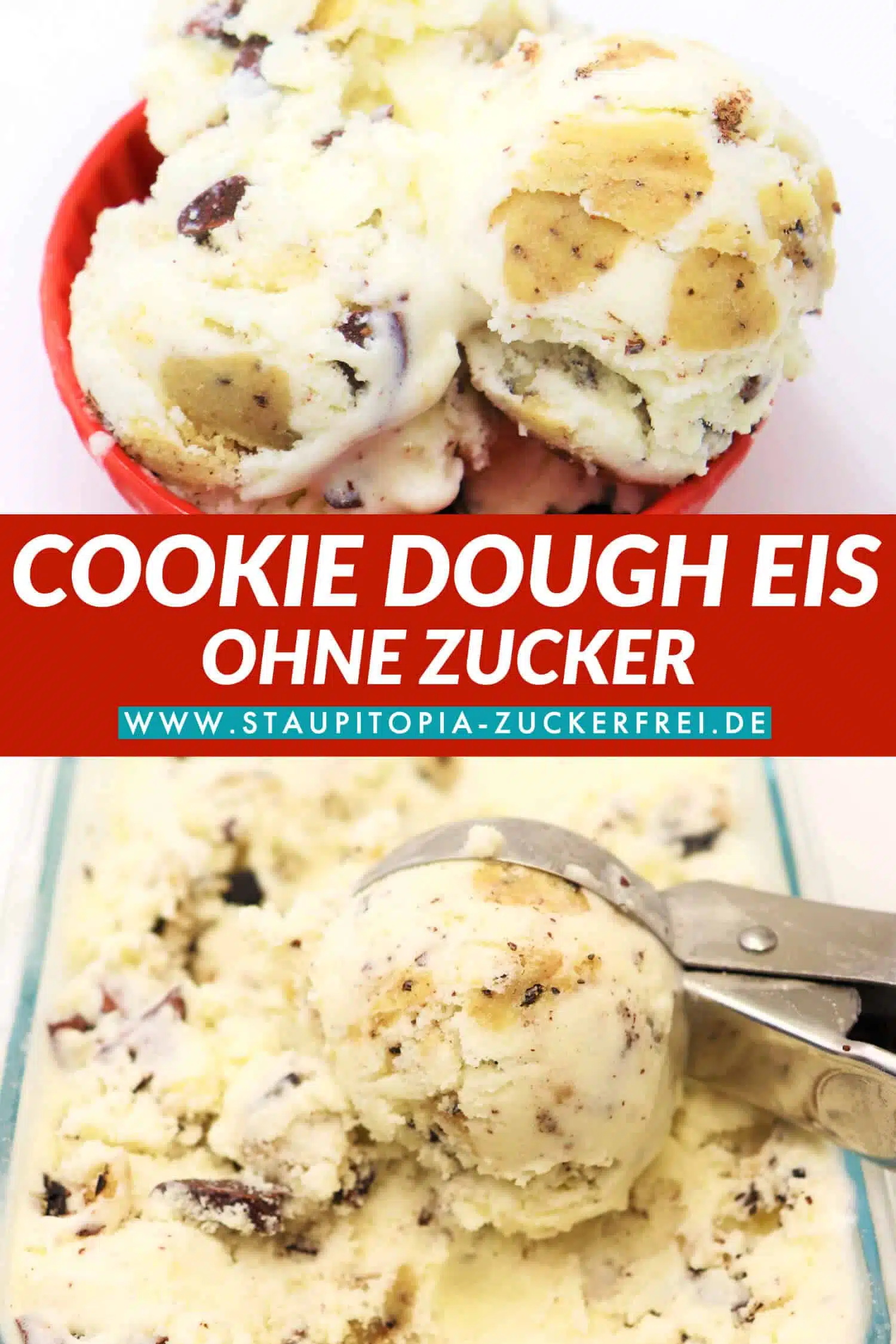 Cookie Dough Eis selber machen ohne Ei