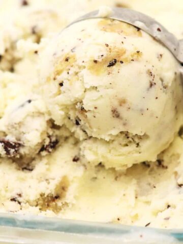 Cookie Dough Eis vegan und low carb