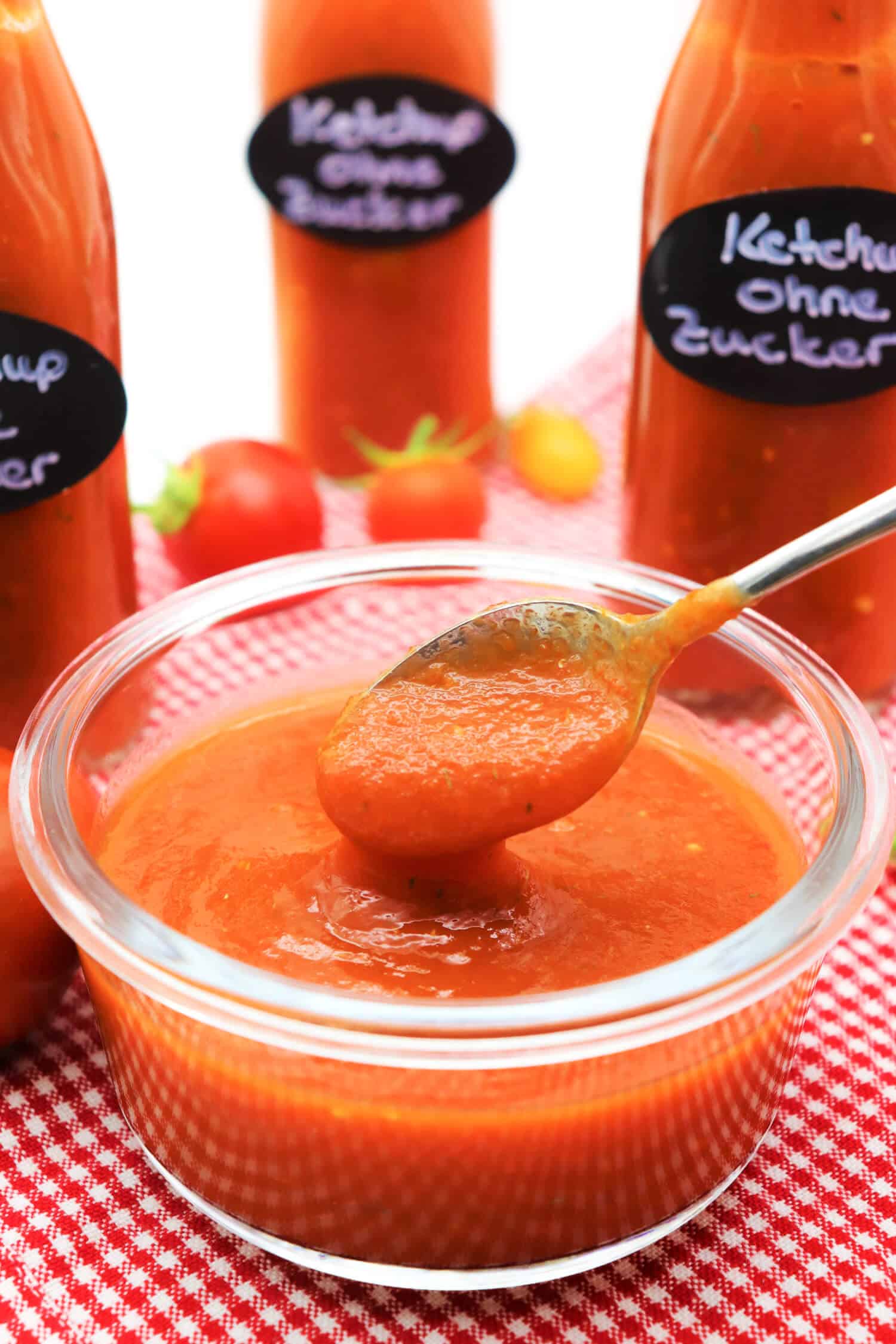 Ketchup aus frischen tomaten selbst und haltbar machen
