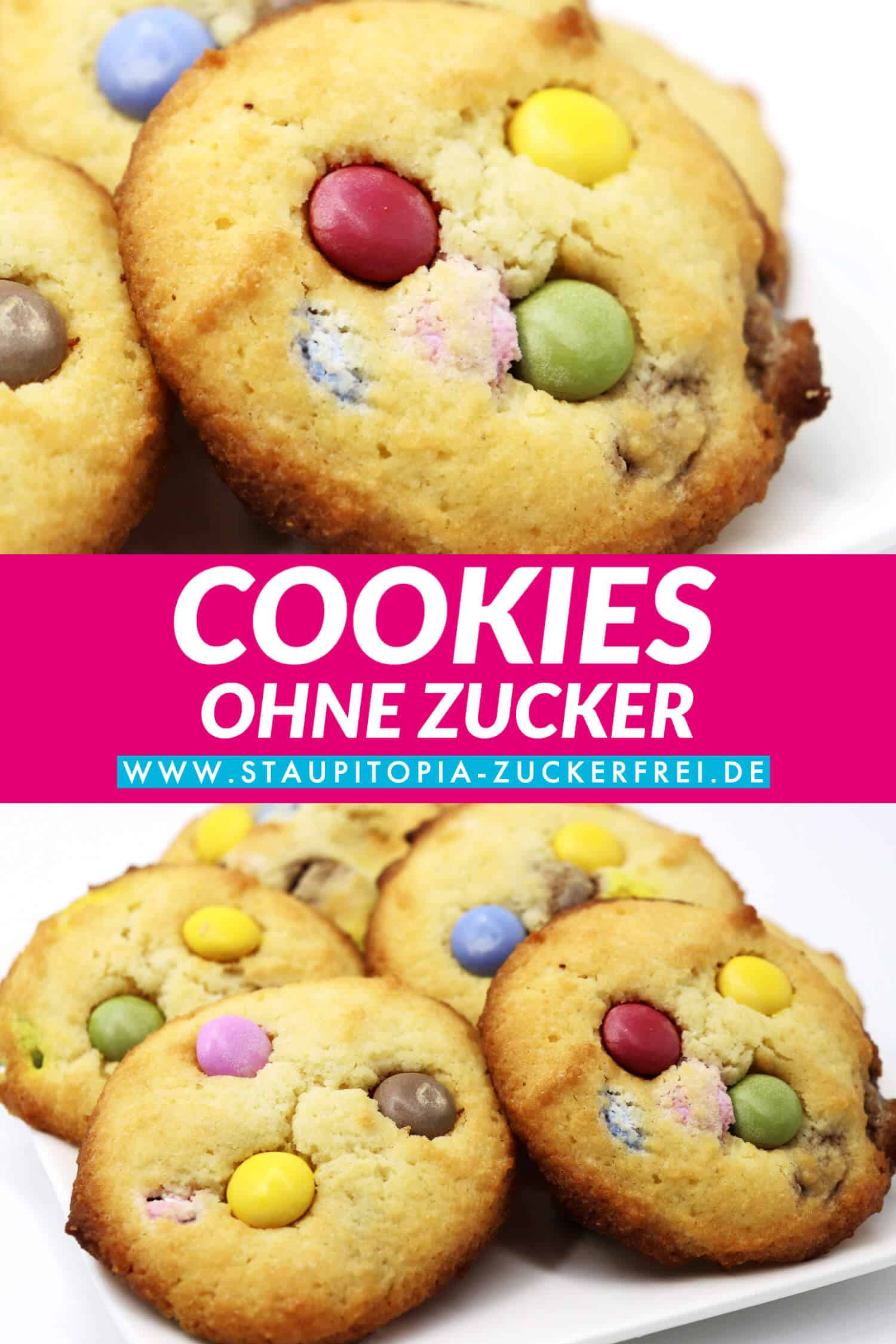 Low Carb Cookies mit Schokolinsen einfach und schnell