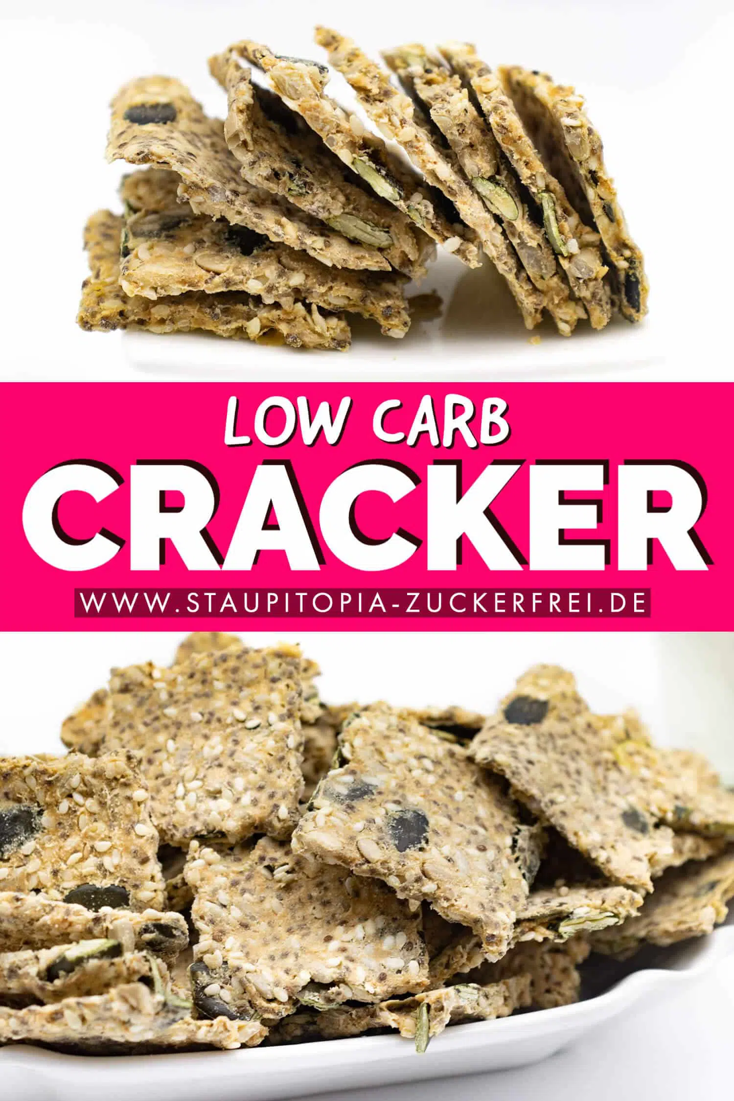 Low Carb Cracker Rezept ohne Kohlenhydrate