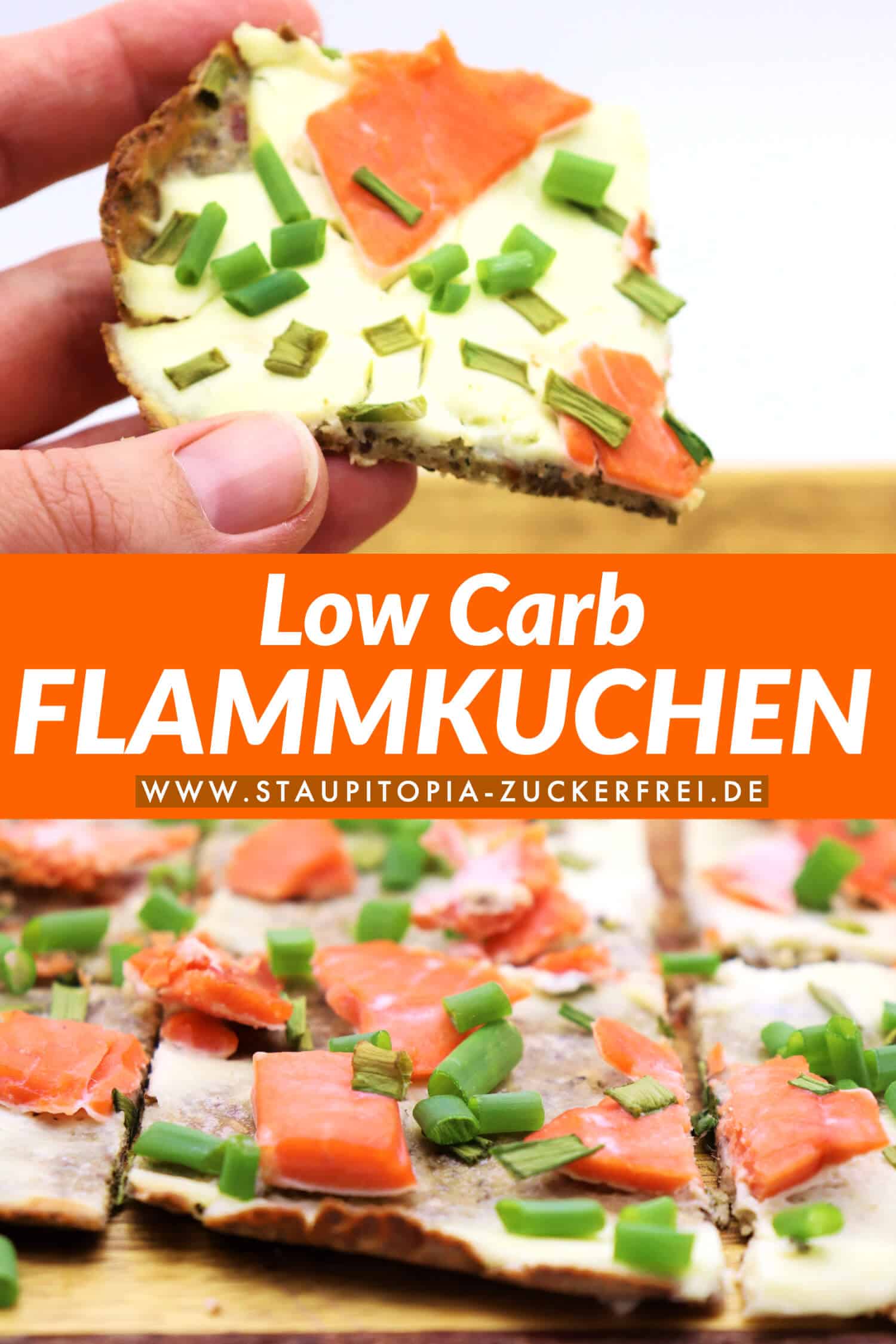 Low Carb Flammkuchen Rezept ohne Kohlenhydrate