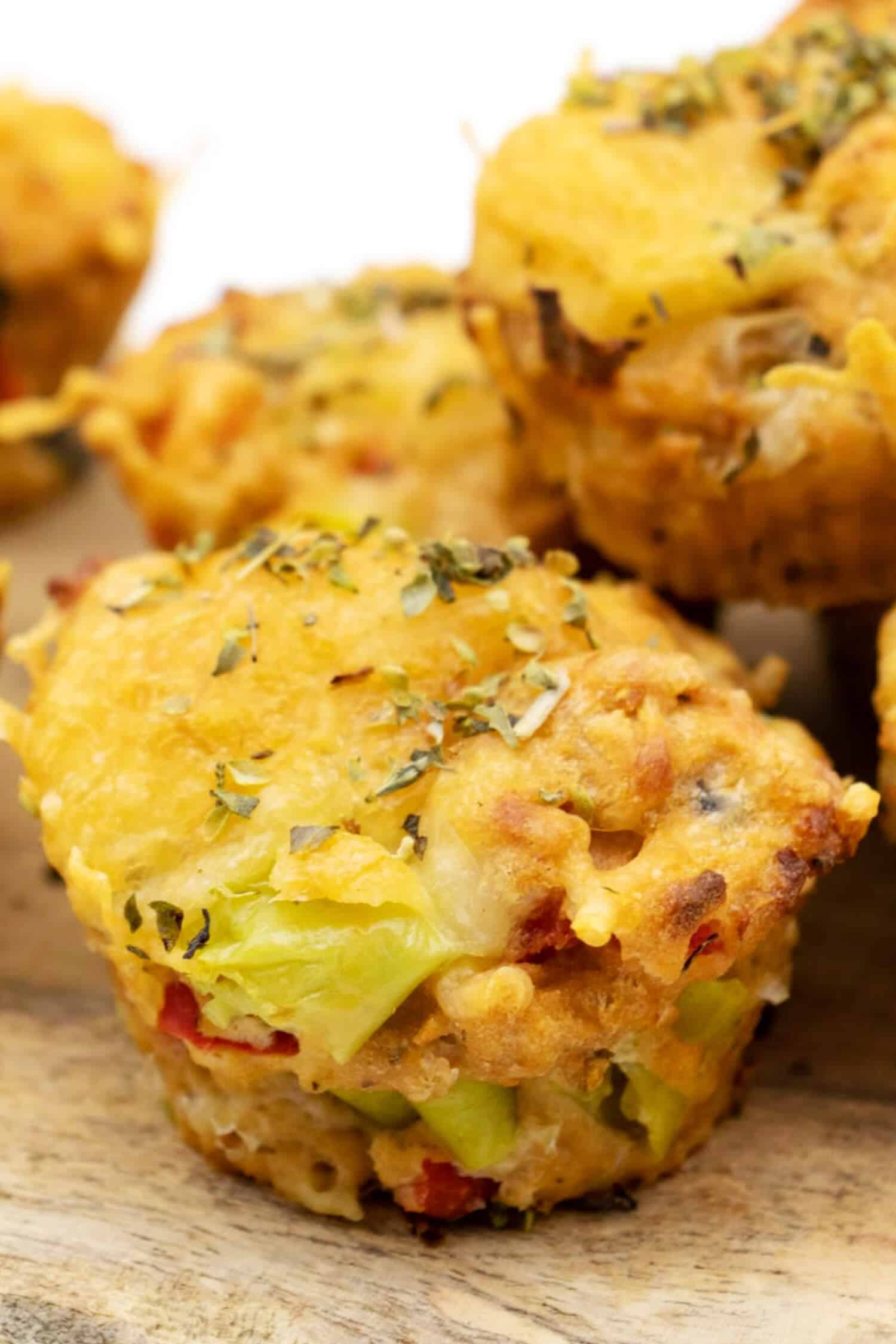 Low Carb Pizzamuffins glutenfrei