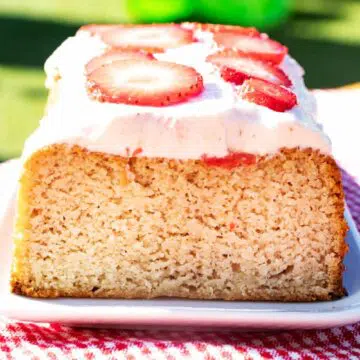 Glutenfreier Erdbeer Rhabarber Kuchen ohne Zucker