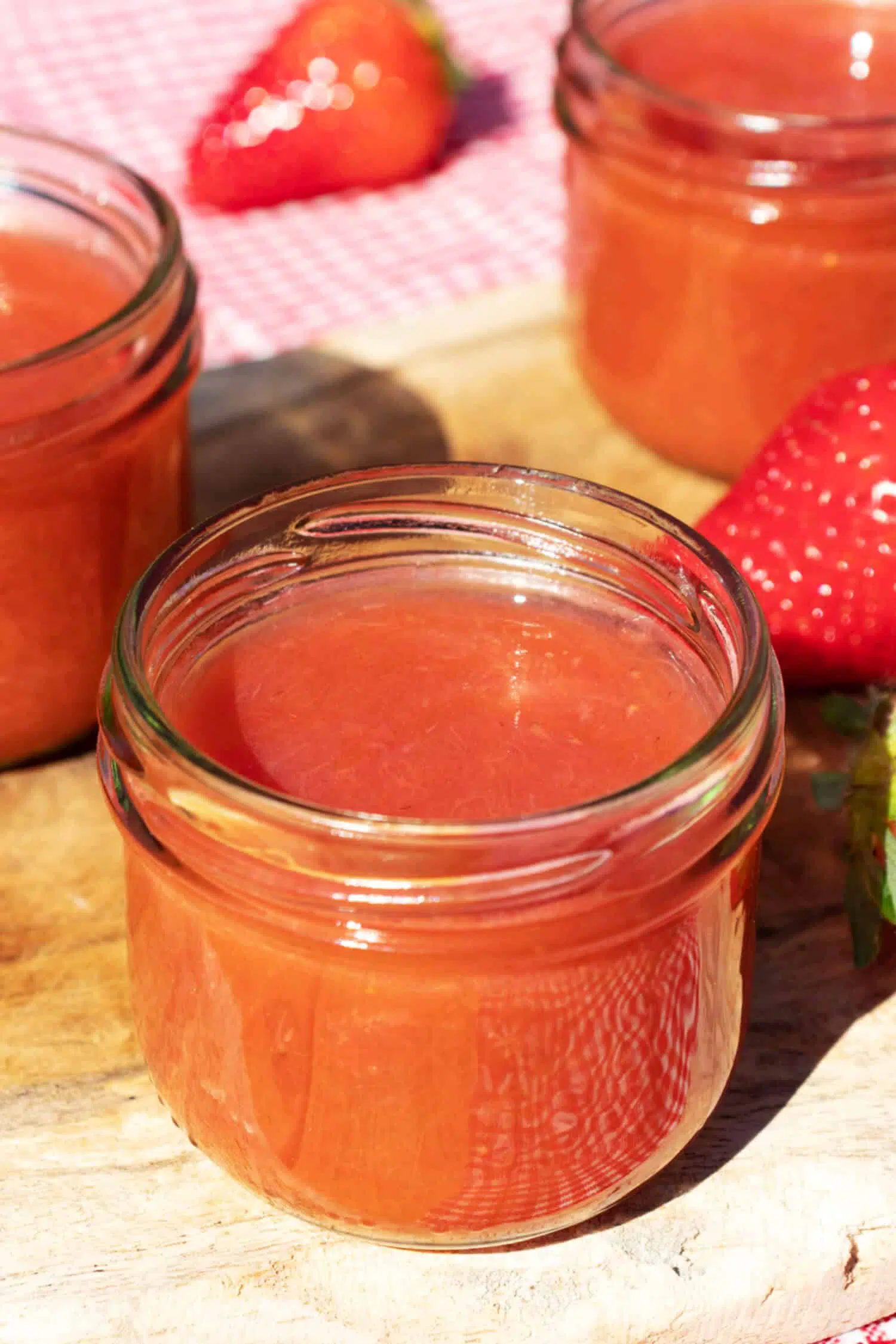 Rezept für Erdbeer Rhabarberkompott ohne Zucker