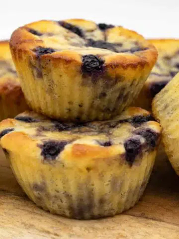 Gesunde Blaubeer Muffins Low Carb Rezept