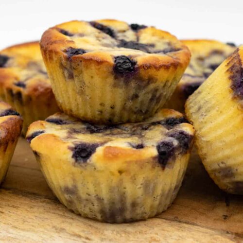 Gesunde Blaubeer Muffins Low Carb Rezept
