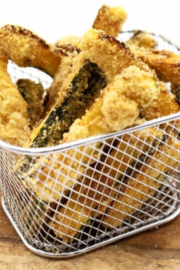 Knusprige Zucchini Pommes aus dem Ofen