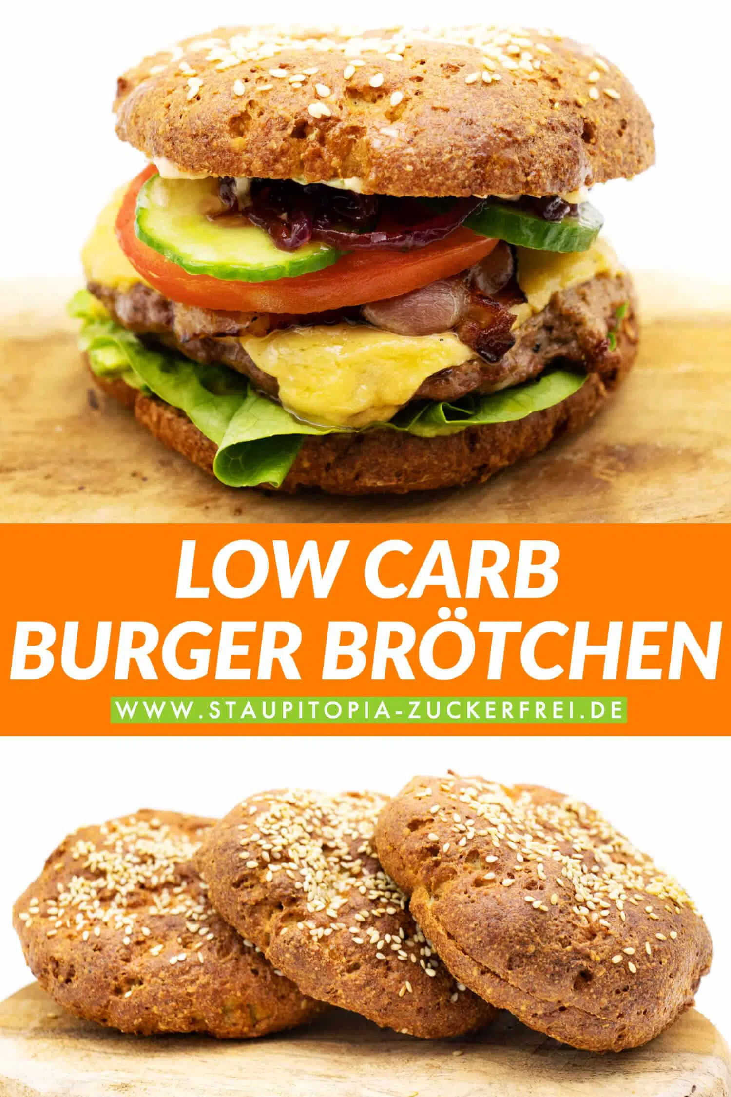Low Carb Burger Buns Rezept