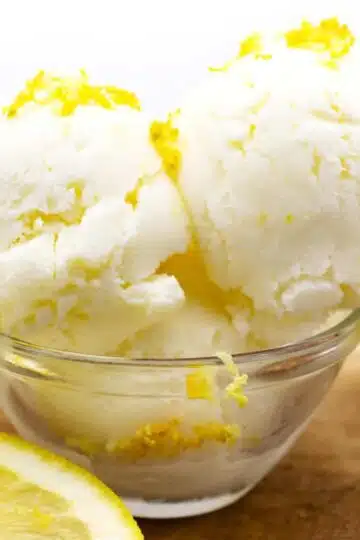 Low Carb Buttermilch Zitronen Eis Rezept