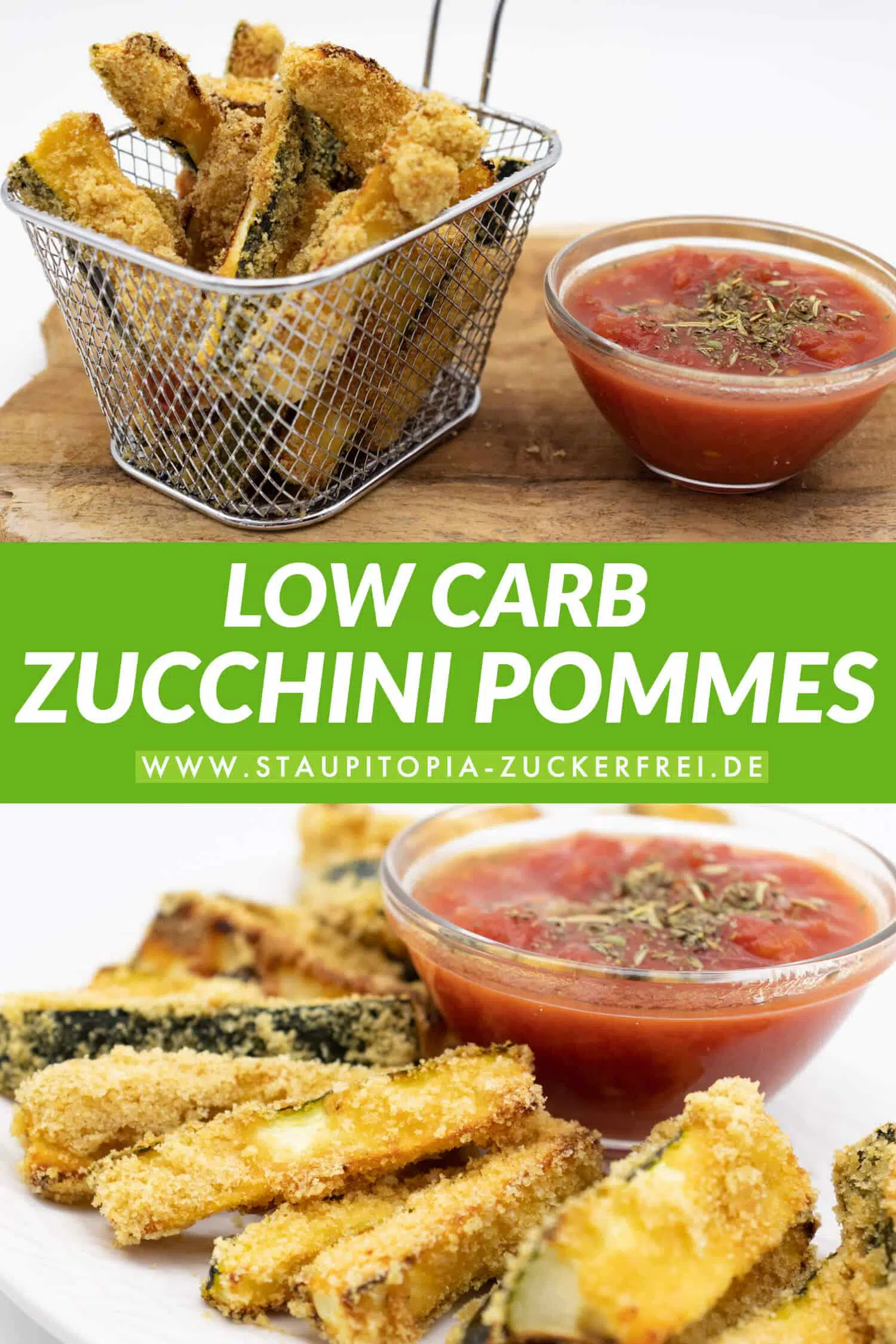 Low Carb Zucchini Pommes Rezept