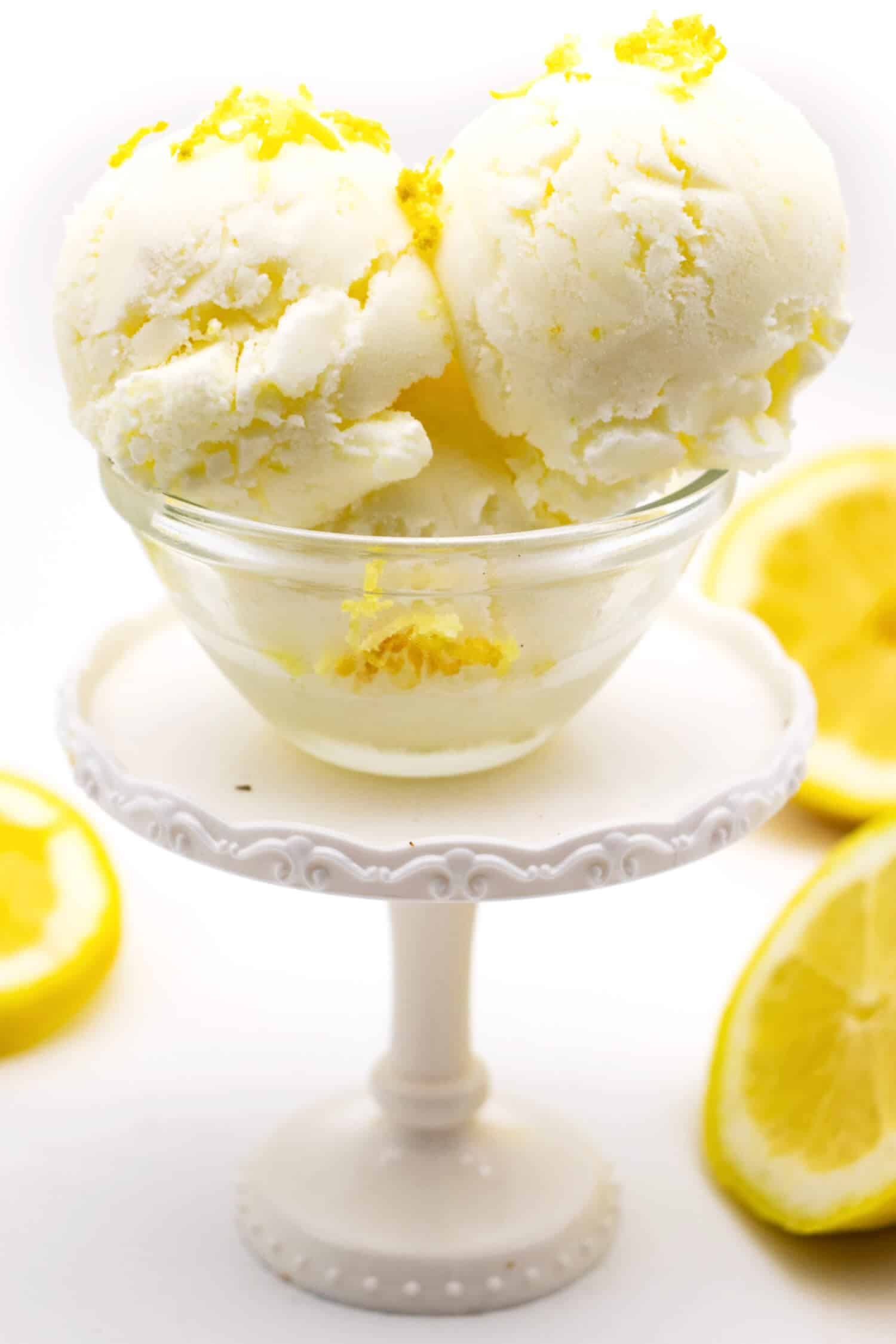 Zitronen Buttermilch Eis selber machen