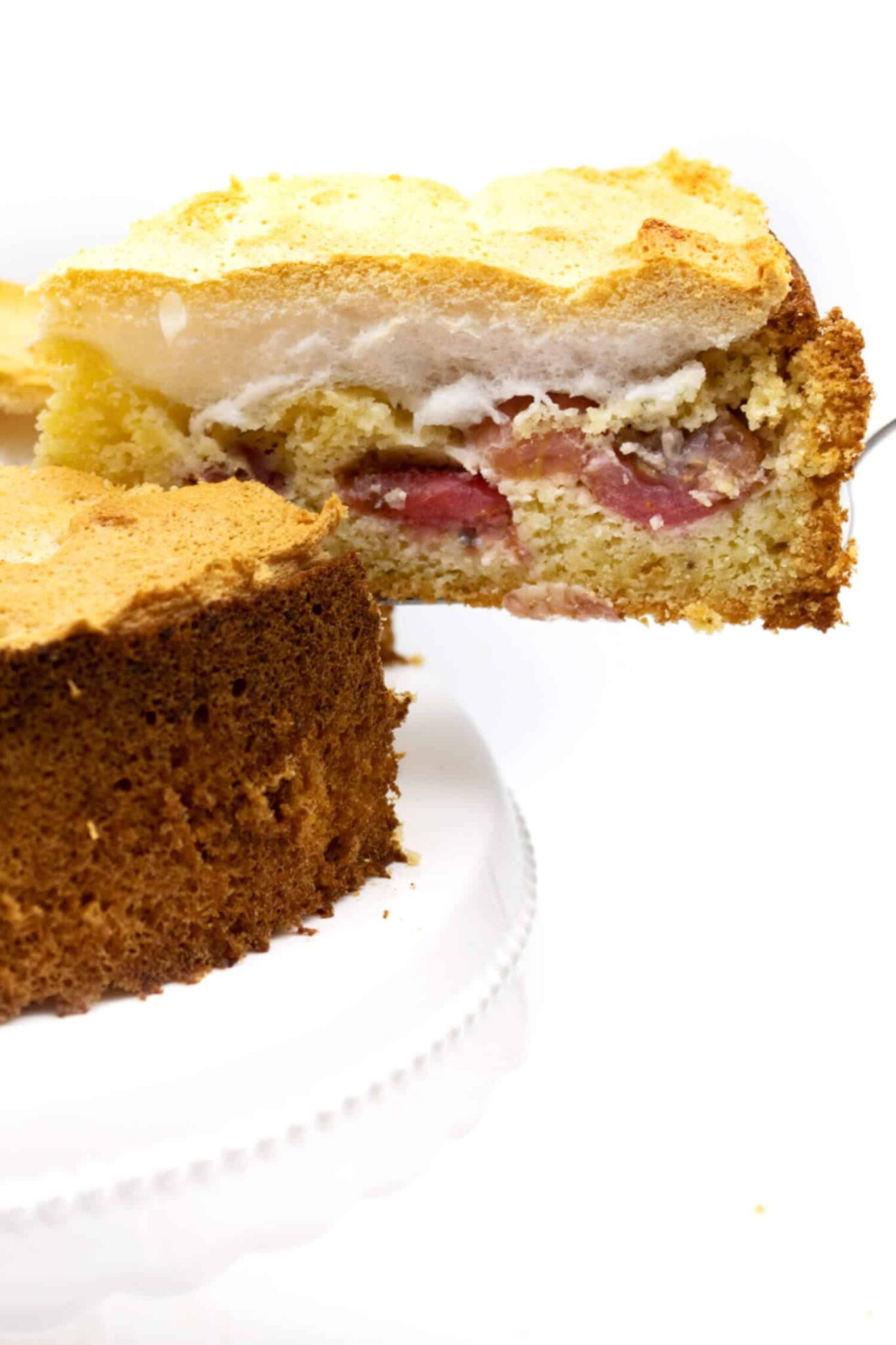 Low Carb Stachelbeerkuchen mit Baiser - Staupitopia Zuckerfrei