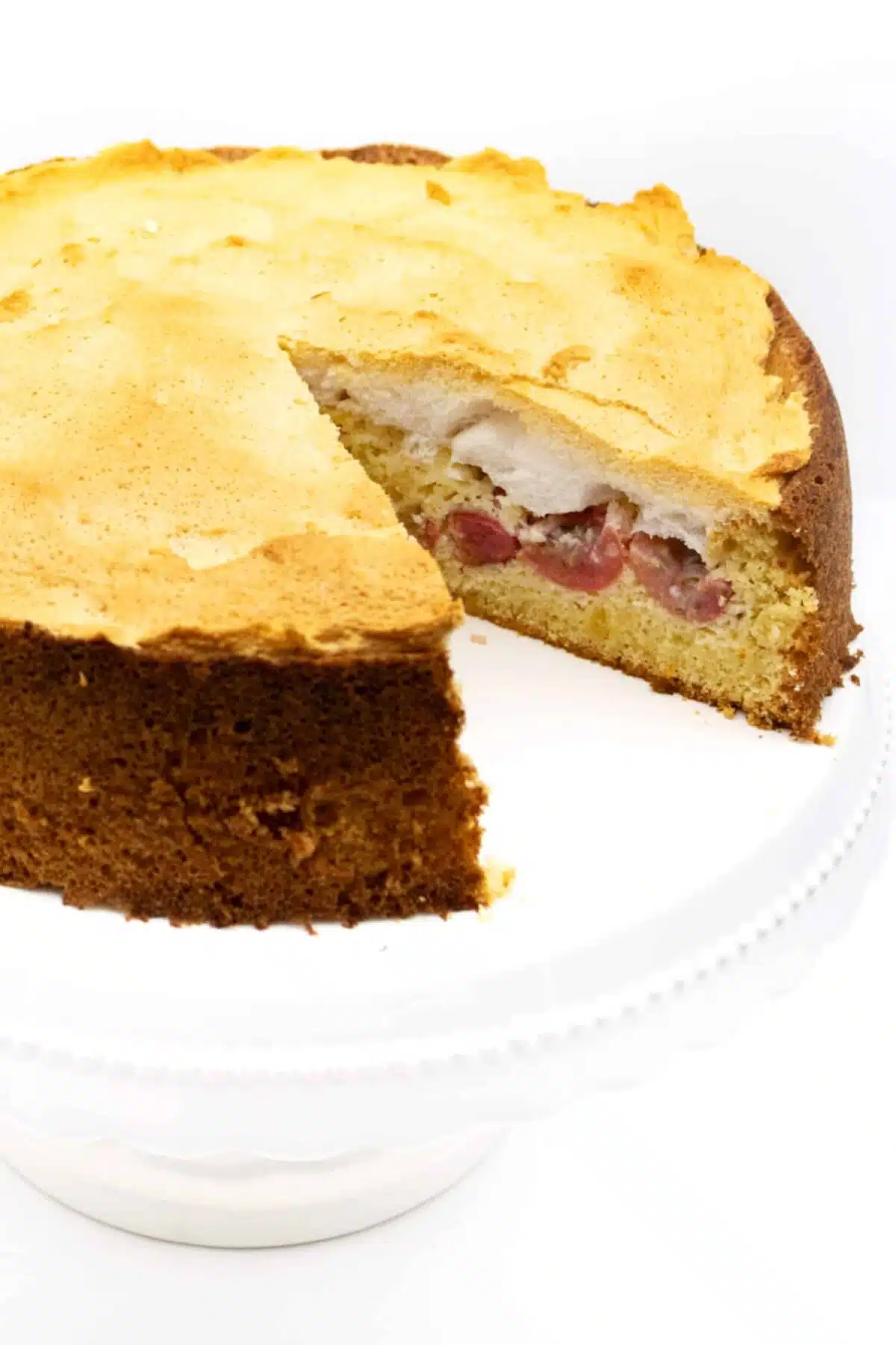Stachelbeerkuchen mit Baiser ohne Zucker