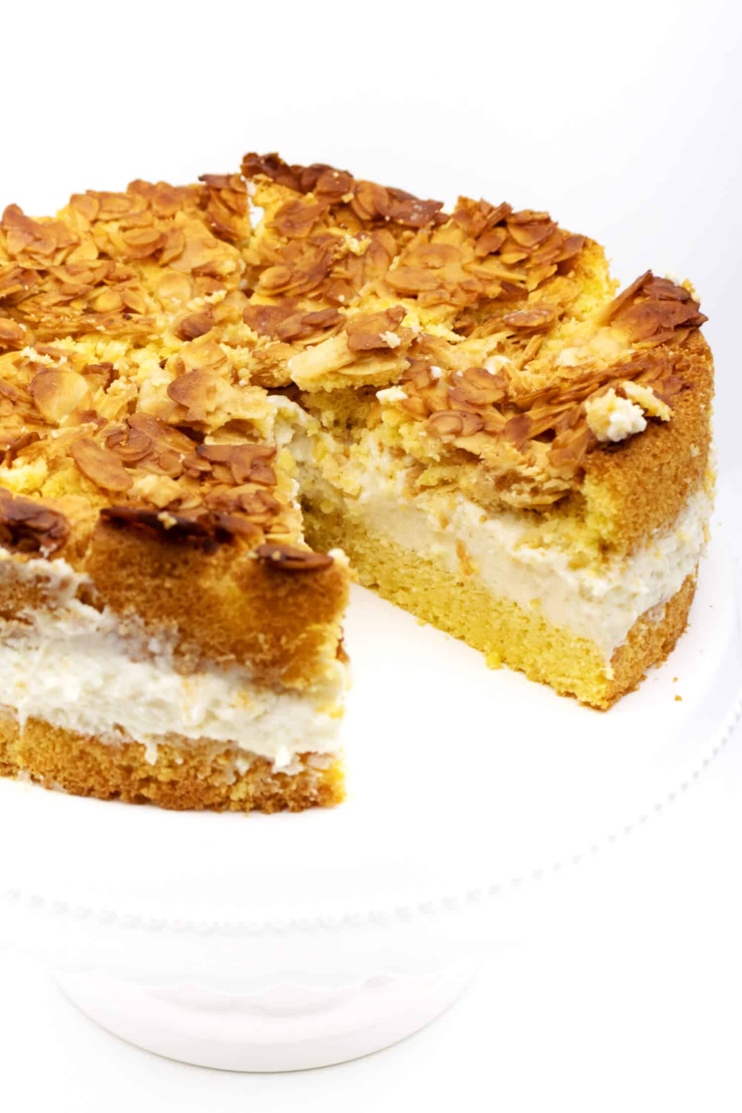 Glutenfreier Bienenstich ohne Zucker