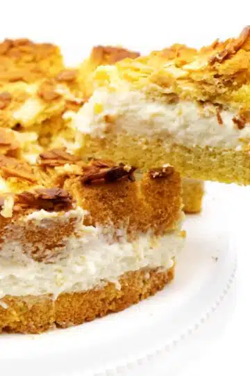 Bienenstich Rezept einfach und ohne Zucker