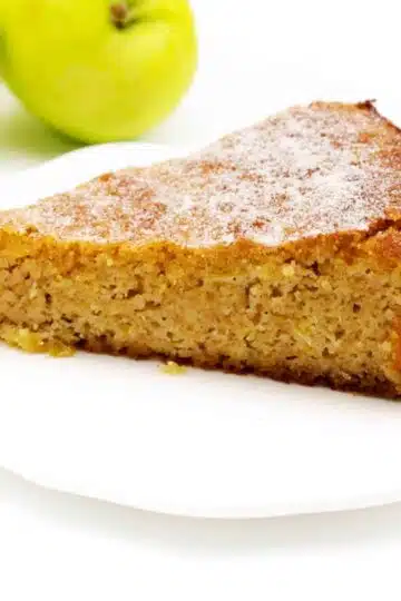 Einfacher Low Carb Apfelkuchen mit Kokosmehl