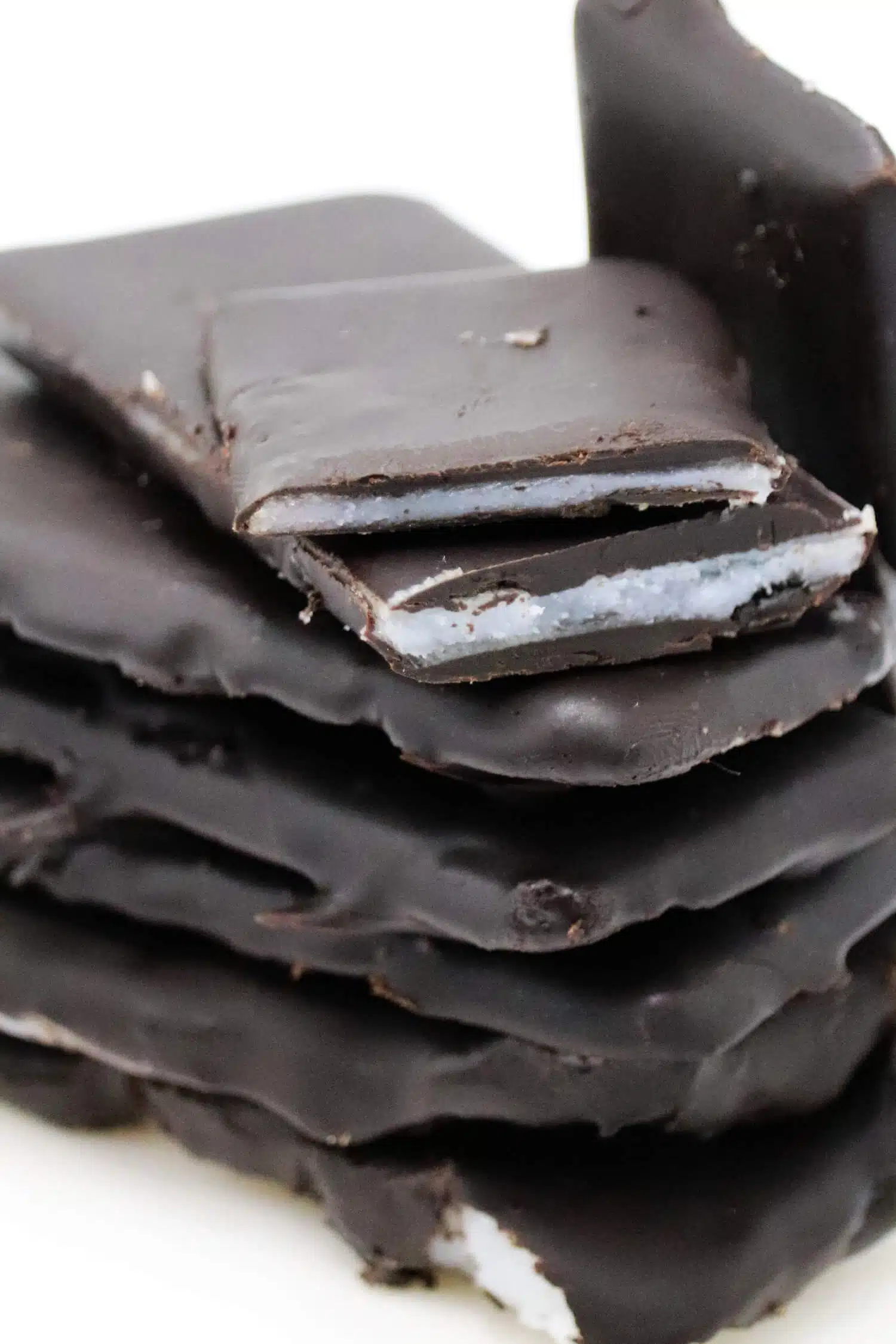Pfefferminztafeln ohne Zucker a la After Eight